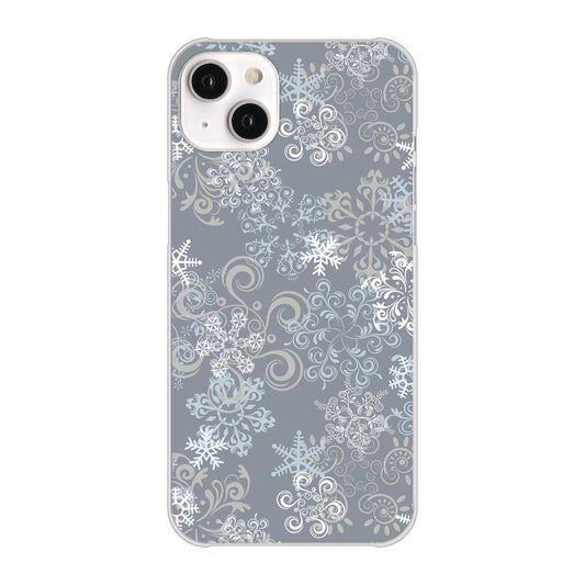 iPhone14 Plus 高画質仕上げ 背面印刷 ハードケース【XA801 雪の結晶】