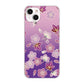 iPhone14 Plus 高画質仕上げ 背面印刷 ハードケース【YJ324 和柄 桜 もみじ】