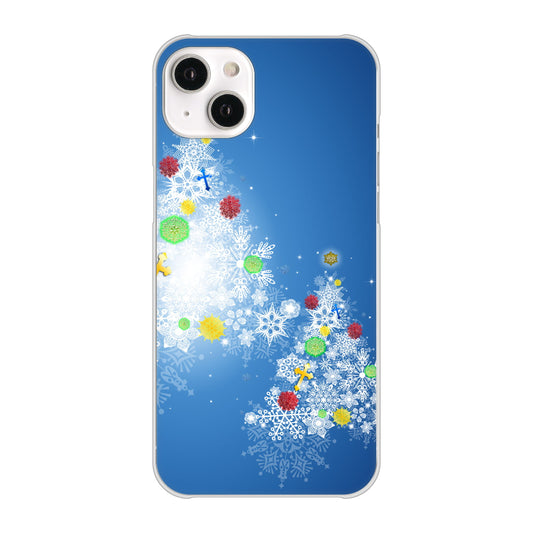 iPhone14 Plus 高画質仕上げ 背面印刷 ハードケース【YJ347 クリスマスツリー】