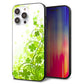iPhone14 Pro Max 強化ガラス＆TPUスマホケース ガラプリ【565 四葉のクローバー】