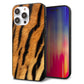 iPhone14 Pro Max 強化ガラス＆TPUスマホケース ガラプリ【EK847 虎柄】