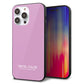 iPhone14 Pro Max 強化ガラス＆TPUスマホケース ガラプリ【KM901 パステルカラー(パステルラベンダー)】
