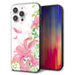 iPhone14 Pro Max 強化ガラス＆TPUスマホケース ガラプリ【SC849 ユリ（ピンク）】