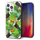 iPhone14 Pro Max 強化ガラス＆TPUスマホケース ガラプリ【SC894 ボタニカル トロピカルバード】