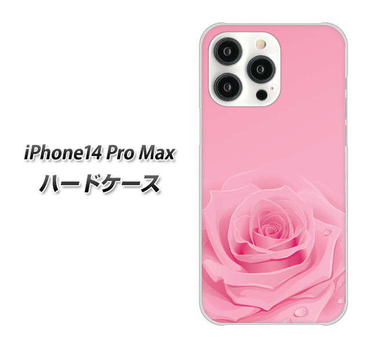 iPhone14 Pro Max 高画質仕上げ 背面印刷 ハードケース【401 ピンクのバラ】