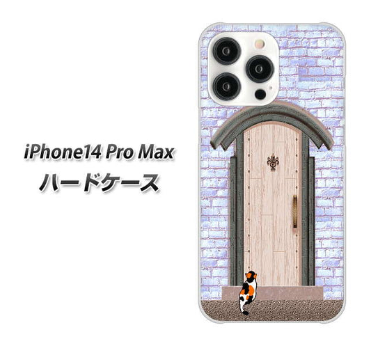 iPhone14 Pro Max 高画質仕上げ 背面印刷 ハードケース【YA952 石ドア02 素材クリア】