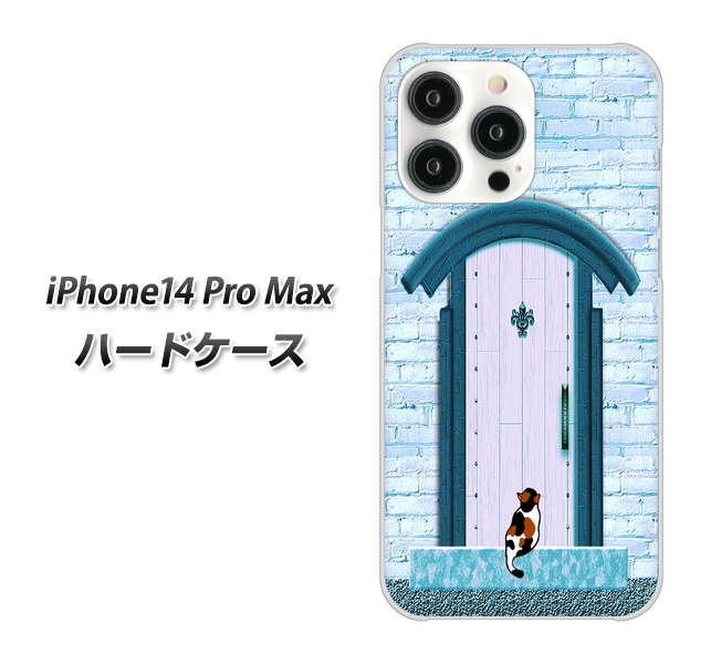 iPhone14 Pro Max 高画質仕上げ 背面印刷 ハードケース【YA953 石ドア03 素材クリア】