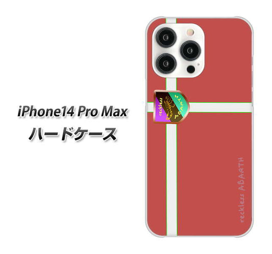 iPhone14 Pro Max 高画質仕上げ 背面印刷 ハードケース【YC934 アバルト05】