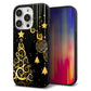 iPhone14 Pro 強化ガラス＆TPUスマホケース ガラプリ【721 その他のカラークリスマスツリー】