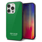 iPhone14 Pro 強化ガラス＆TPUスマホケース ガラプリ【KM907 ポップカラー(グリーン)】