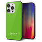 iPhone14 Pro 強化ガラス＆TPUスマホケース ガラプリ【KM914 ポップカラー(ライム)】