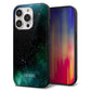 iPhone14 Pro 強化ガラス＆TPUスマホケース ガラプリ【KM927 Galaxias Green】