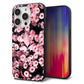iPhone14 Pro 強化ガラス＆TPUスマホケース ガラプリ【MA993 フラワーB】