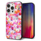 iPhone14 Pro 強化ガラス＆TPUスマホケース ガラプリ【SC874 リバティプリント プレスドフラワー（ピンク）】