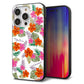 iPhone14 Pro 強化ガラス＆TPUスマホケース ガラプリ【SC884 ハワイアンアロハレトロ（ホワイト）】