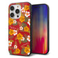 iPhone14 Pro 強化ガラス＆TPUスマホケース ガラプリ【SC885 ハワイアンアロハレトロ（レッド）】