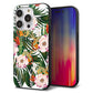 iPhone14 Pro 強化ガラス＆TPUスマホケース ガラプリ【SC895 ボタニカル フォレスト】