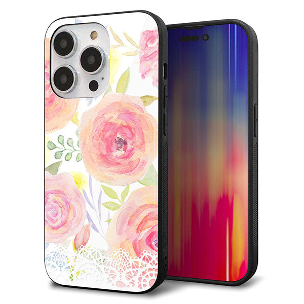 iPhone14 Pro 強化ガラス＆TPUスマホケース ガラプリ【SC945 ドゥ・パフューム３】