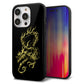 iPhone14 Pro 強化ガラス＆TPUスマホケース ガラプリ【VA831 闇と龍】