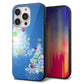iPhone14 Pro 強化ガラス＆TPUスマホケース ガラプリ【YJ347 クリスマスツリー】