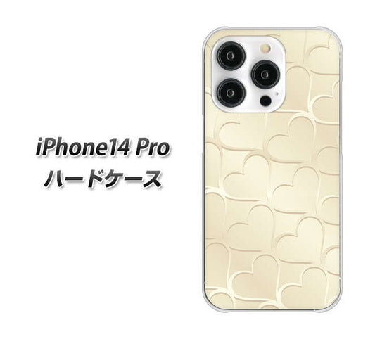 iPhone14 Pro 高画質仕上げ 背面印刷 ハードケース【630 かくれハート】