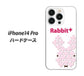 iPhone14 Pro 高画質仕上げ 背面印刷 ハードケース【IA802 Rabbit＋】
