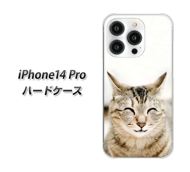 iPhone14 Pro 高画質仕上げ 背面印刷 ハードケース【VA801 笑福ねこ】