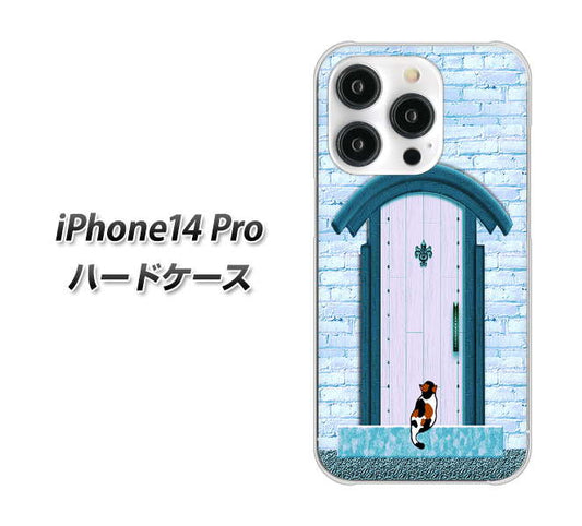 iPhone14 Pro 高画質仕上げ 背面印刷 ハードケース【YA953 石ドア03 素材クリア】