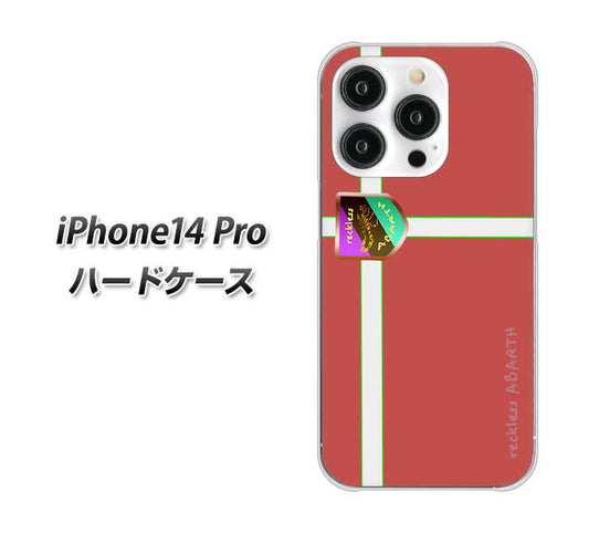iPhone14 Pro 高画質仕上げ 背面印刷 ハードケース【YC934 アバルト05】