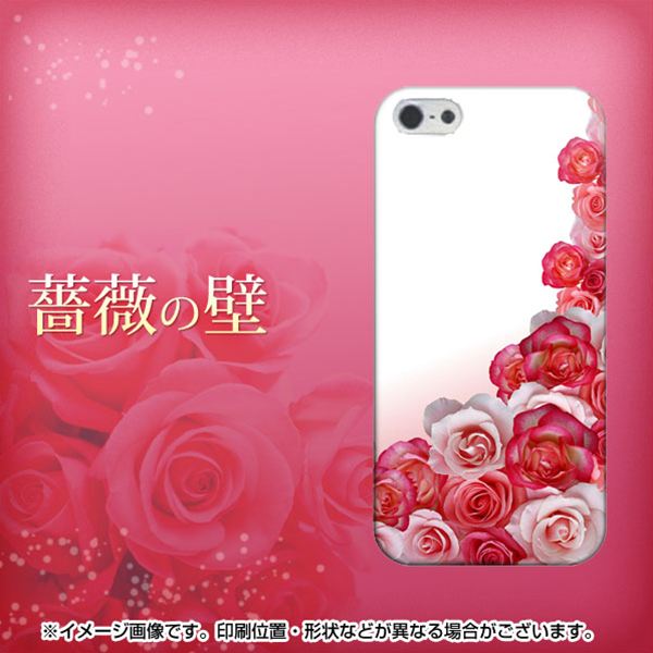 iPhone5/iPhone5s 高画質仕上げ 背面印刷 ハードケース【299 薔薇の壁】