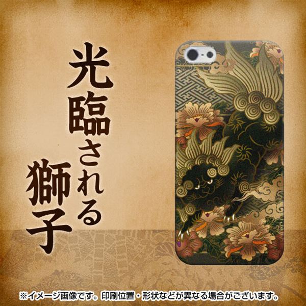 iPhone5/iPhone5s 高画質仕上げ 背面印刷 ハードケース【559 光臨される獅子】