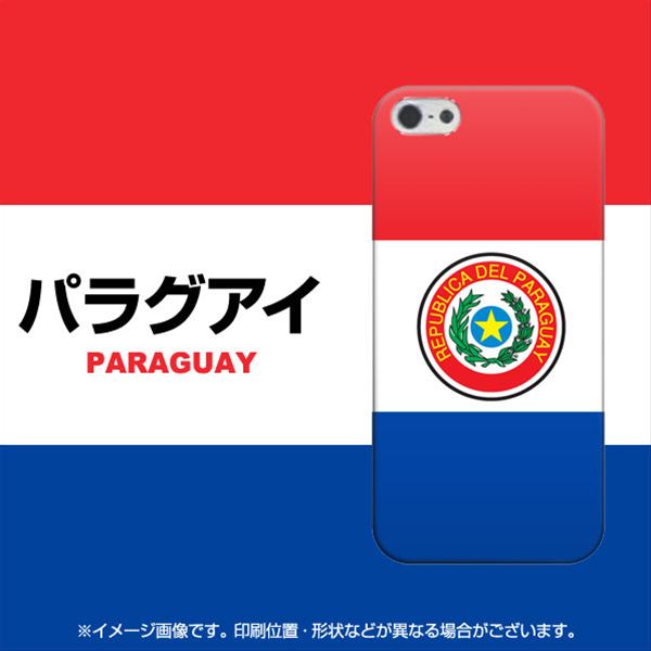 iPhone5/iPhone5s 高画質仕上げ 背面印刷 ハードケース【662 パラグアイ】