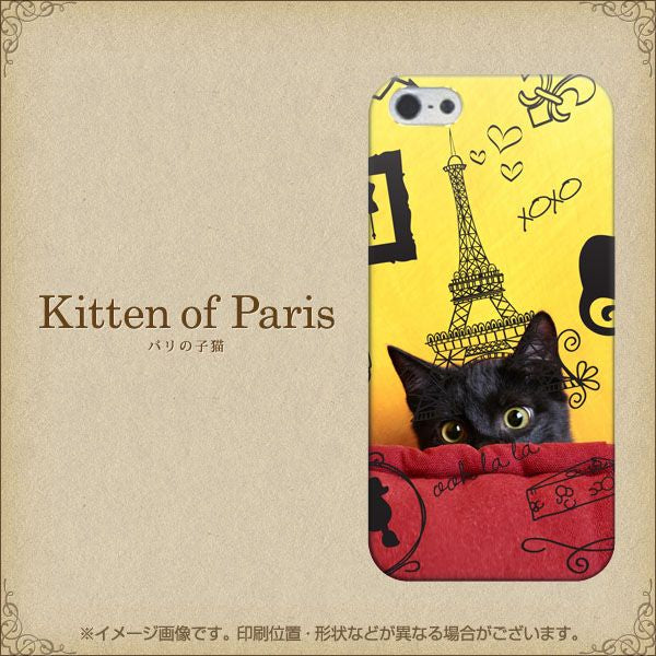iPhone5/iPhone5s 高画質仕上げ 背面印刷 ハードケース【686 パリの子猫】