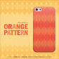 iPhone5/iPhone5s 高画質仕上げ 背面印刷 ハードケース【769 オレンジパターン】