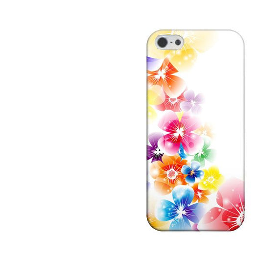 iPhone5/iPhone5s 高画質仕上げ 背面印刷 ハードケース【1209 光と花】