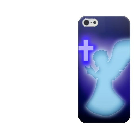 iPhone5/iPhone5s 高画質仕上げ 背面印刷 ハードケース【1249 祈りを捧げる天使】