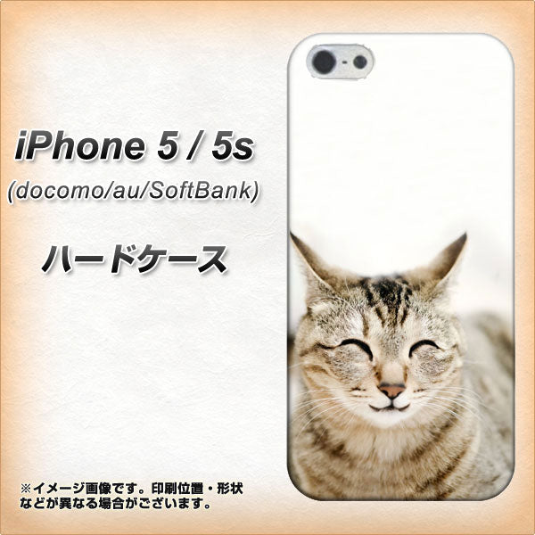 iPhone5/iPhone5s 高画質仕上げ 背面印刷 ハードケース【VA801 笑福ねこ】