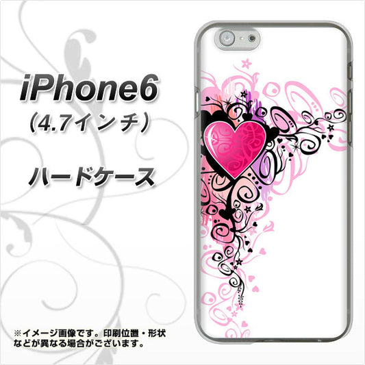 iPhone6 高画質仕上げ 背面印刷 ハードケース【007 スタイリッシュハート】