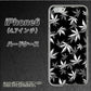 iPhone6 高画質仕上げ 背面印刷 ハードケース【064 モノトーン大麻ブラック】