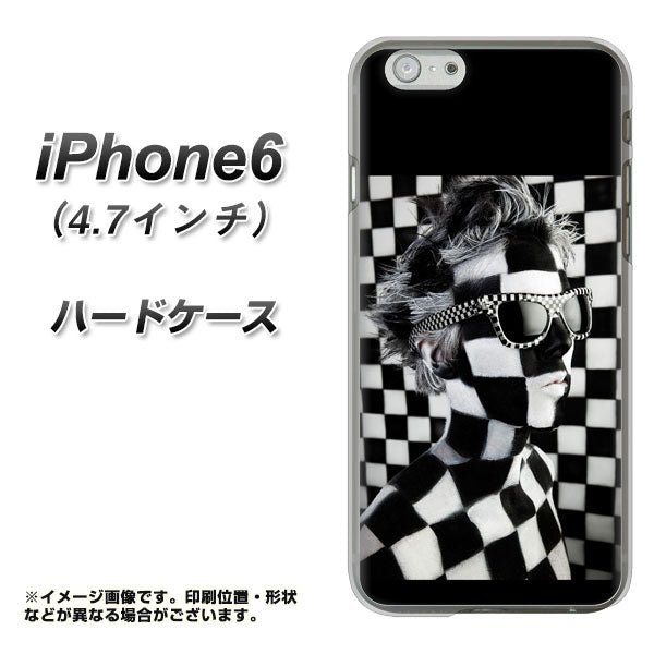 iPhone6 高画質仕上げ 背面印刷 ハードケース【357 bk&wh】