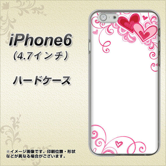 iPhone6 高画質仕上げ 背面印刷 ハードケース【365 ハートフレーム】