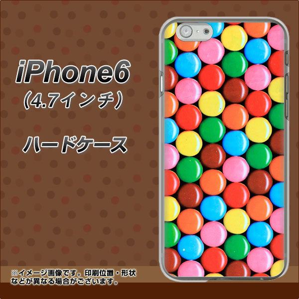 iPhone6 高画質仕上げ 背面印刷 ハードケース【448 マーブルチョコ】
