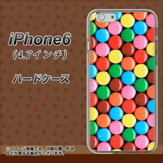 iPhone6 高画質仕上げ 背面印刷 ハードケース【448 マーブルチョコ】