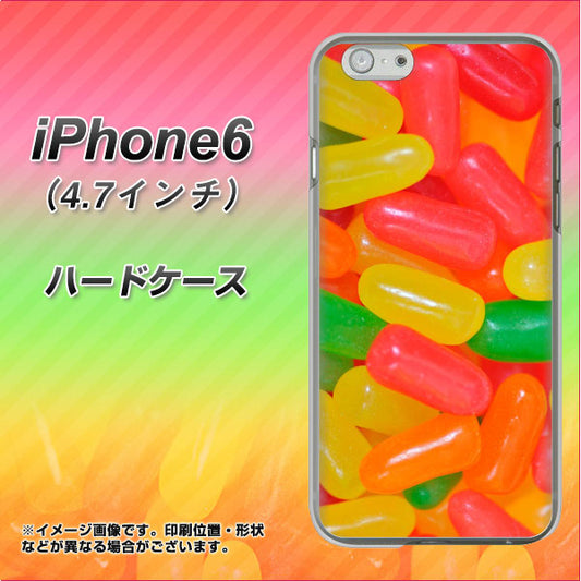 iPhone6 高画質仕上げ 背面印刷 ハードケース【449 ジェリービーンズ】