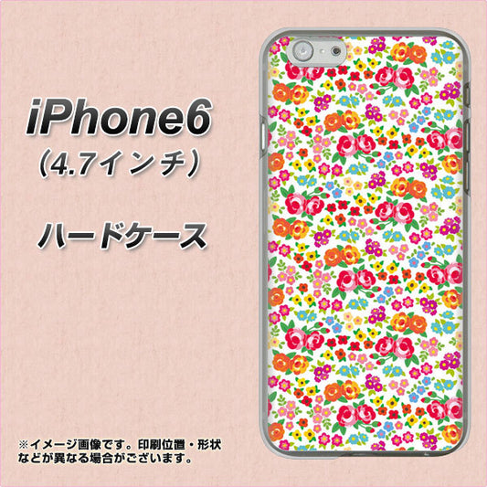 iPhone6 高画質仕上げ 背面印刷 ハードケース【777 マイクロリバティプリントWH】