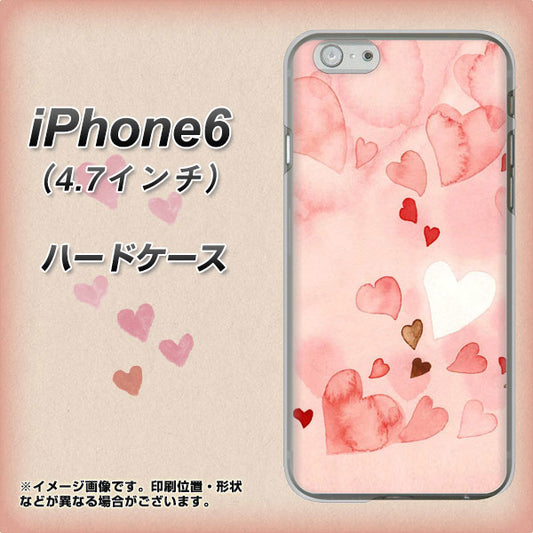 iPhone6 高画質仕上げ 背面印刷 ハードケース【1125 ハートの和紙】