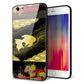 iPhone6 PLUS 強化ガラス＆TPUスマホケース ガラプリ【174 天の川の金魚】
