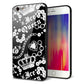 iPhone6 PLUS 強化ガラス＆TPUスマホケース ガラプリ【187 ゴージャス クラウン】