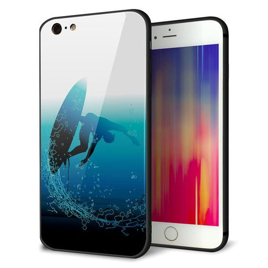 iPhone6 PLUS 強化ガラス＆TPUスマホケース ガラプリ【416 カットバック】