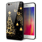 iPhone6 PLUS 強化ガラス＆TPUスマホケース ガラプリ【721 その他のカラークリスマスツリー】